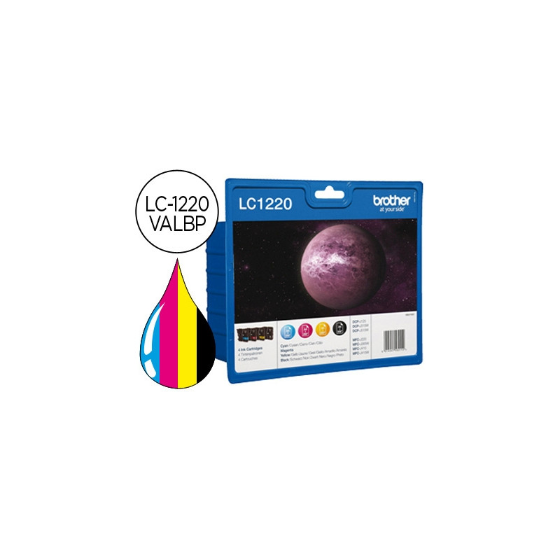 INKJET BROTHER MFCJ430W DCPJ725W/J925W PACK 4 COLORES