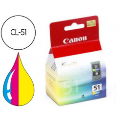 INK-JET CANON IP2200/6210D/ 6220D MP150/170/450 TRICOLOR ALTO RENDIMIENTO CL-51