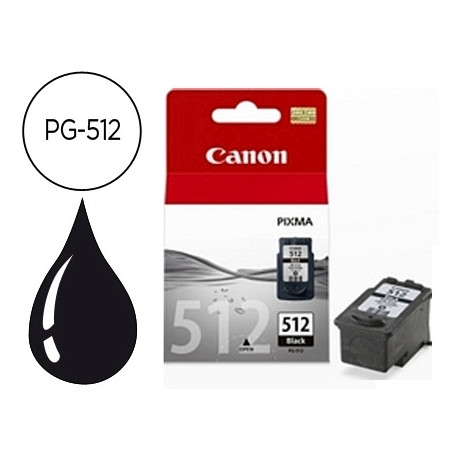 INK-JET CANON PG-512 NEGRO PIXMA MP240/260/480 400 PAG