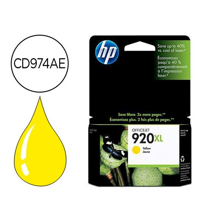 INK-JET HP 920XL AMARILLO 700PAG OFFICEJET/920/6500
