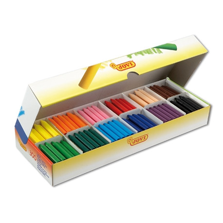 LAPICES CERA JOVICOLOR CAJA CON 300 LAPICES COLORES SURTIDOS LAPICES CERA JOVICOLOR CAJA CON 300 LAPICES COLORES SURTIDOS