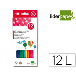 LAPICES DE COLORES LIDERPAPEL C/ DE 12 COLORES