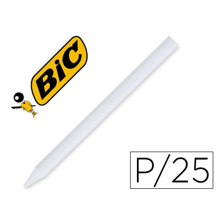 LAPICES PLASTIDECOR UNICOLOR BLANCO-13 CAJA CON 25 LAPICES LAPICES PLASTIDECOR UNICOLOR BLANCO-13 CAJA CON 25 LAPICES
