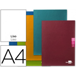 LIBRETA LIDERPAPEL SCRIPTUS A4 48 HOJAS 90G/M2 LISO SIN MARGEN