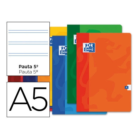 LIBRETA ESCOLAR OXFORD 48 H DIN A5 2 RAYAS PAUTA LIBRETA ESCOLAR OXFORD 48 H DIN A5 2 RAYAS PAUTA