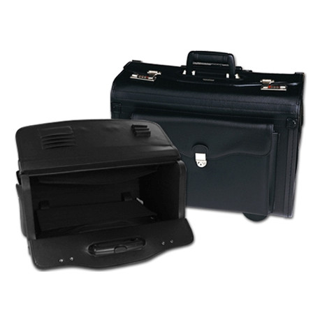 MALETIN ATACHE PILOTO Q-CONNECT NEGRO CON ASA EXTENSIBLE RUEDAS Y CERRADURA CON COMBINACION 490X350X MALETIN ATACHE PILOTO Q-CONNECT NEGRO CON ASA EXTENSIBLE RUEDAS Y CERRADURA CON COMBINACION 490X350X