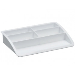 ORGANIZADOR SOBREMESA PLASTICO OFFISYS TIMELESS BLANCO 198X128X37 MM