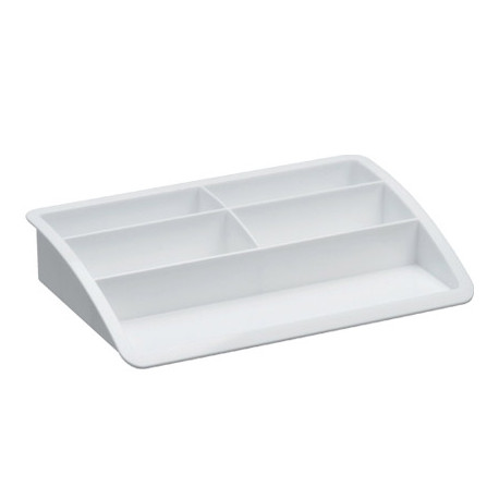 ORGANIZADOR SOBREMESA PLASTICO OFFISYS TIMELESS BLANCO 198X128X37 MM