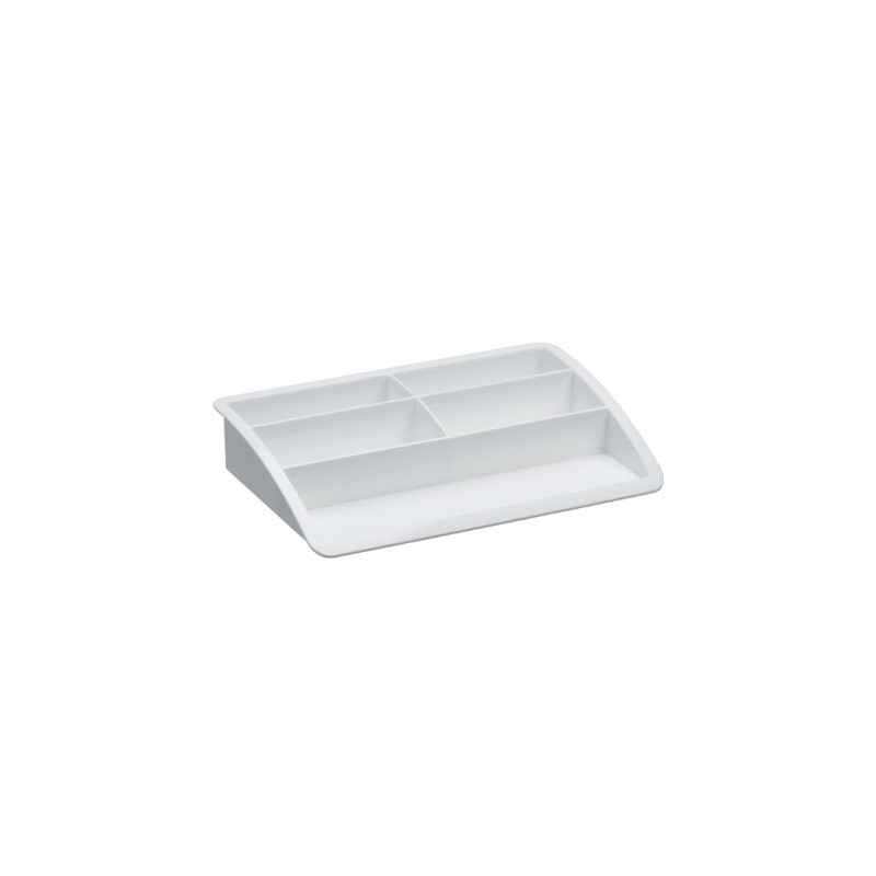 ORGANIZADOR SOBREMESA PLASTICO OFFISYS TIMELESS BLANCO 198X128X37 MM