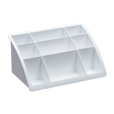 ORGANIZADOR SOBREMESA PLASTICO OFFISYS TIMELESS BLANCO 198X128X93 MM