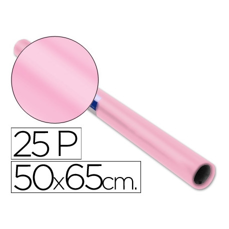 PAPEL CHAROL ROLLO ROSA PALIDO DE 50X65 CM PAPEL CHAROL ROLLO ROSA PALIDO DE 50X65 CM