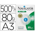 PAPEL FOTOCOPIADORA NAVIGATOR DIN A3 80 GRAMOS PAPEL MULTIUSO INK-JET Y LASERPAQUETE DE 500 HOJAS