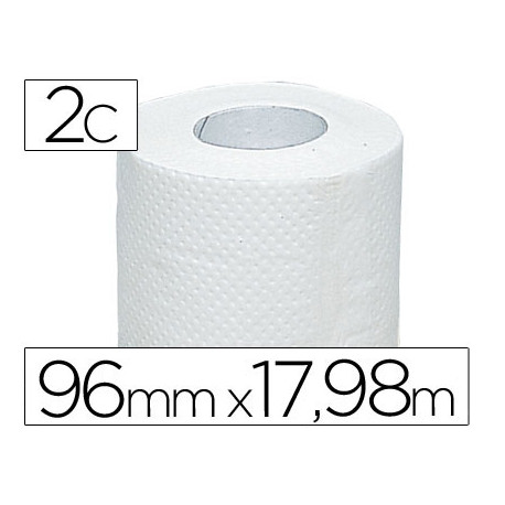 PAPEL HIGIENICO OLIMPIC 2 CAPAS-96,3MM ANCHO X 17,98M LARGO PAQUETE DE 4 ROLLOS