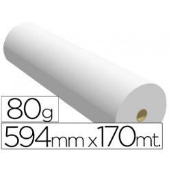 PAPEL REPROGRAFIA PPC PARA PLANOS 594X170MT 80GR