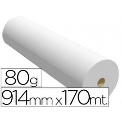 PAPEL REPROGRAFIA PPC PARA PLANOS 914X170MT 80GR