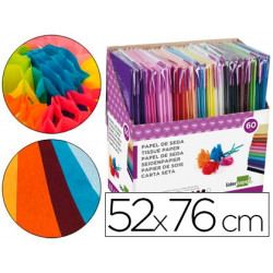 PAPEL SEDA LIDERPAPEL 50X76 COLORES SURTIDOS