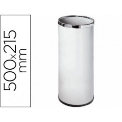 PARAGUERO METALICO 301 BLANCO MEDIDA 50X21.5 -AROS CROMO