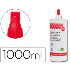 PEGAMENTO COLA BLANCA LAVABLE LIDERPAPEL 1000 ML