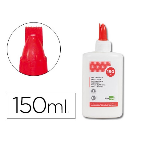 PEGAMENTO COLA BLANCA LAVABLE LIDERPAPEL 150 ML PEGAMENTO COLA BLANCA LAVABLE LIDERPAPEL 150 ML