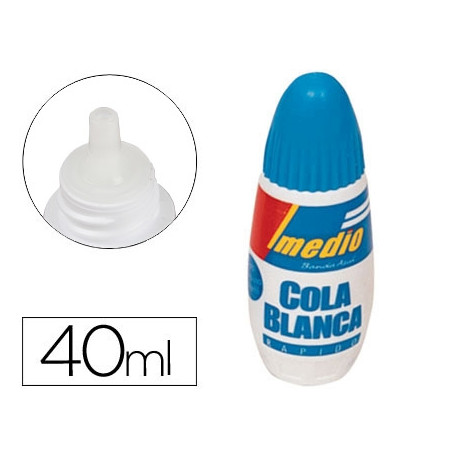 PEGAMENTO IMEDIO COLA BLANCA 40 ML UNIDAD