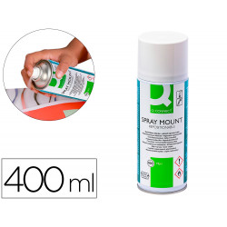 PEGAMENTO Q-CONNECT SPRAY QUICK MOUNT ADHESIVO REPOSICIONABLE 400 ML