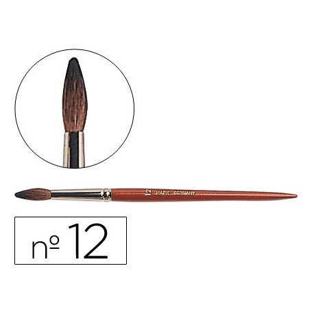 PINCELES ACUARELA LIDERPAPEL N 12 -VIROLA CROMADA PELO ENGOMADO PINCELES ACUARELA LIDERPAPEL N 12 -VIROLA CROMADA PELO ENGOMADO