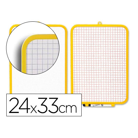 PIZARRA BLANCA LIDERPAPEL 25X35 CM CON ROTULADOR Y BORRADOR PIZARRA BLANCA LIDERPAPEL 25X35 CM CON ROTULADOR Y BORRADOR