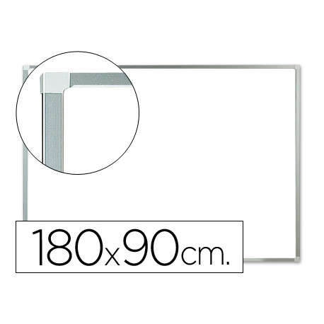 PIZARRA BLANCA Q-CONNECT MELAMINA MARCO DE ALUMINIO 180X90 CM PIZARRA BLANCA Q-CONNECT MELAMINA MARCO DE ALUMINIO 180X90 CM