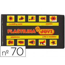 PLASTILINA JOVI 70 NEGRO -UNIDAD -TAMAÑO PEQUEÑO