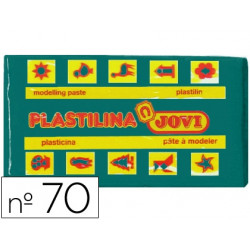 PLASTILINA JOVI 70 VERDE OSCURO -UNIDAD -TAMAÑO PEQUEÑO