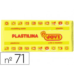 PLASTILINA JOVI 71 AMARILLO CLARO -UNIDAD -TAMAÑO MEDIANO