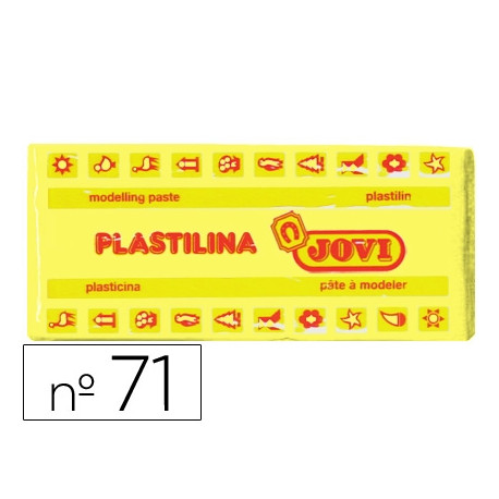 PLASTILINA JOVI 71 AMARILLO CLARO -UNIDAD -TAMAÑO MEDIANO PLASTILINA JOVI 71 AMARILLO CLARO -UNIDAD -TAMAÑO MEDIANO