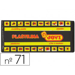 PLASTILINA JOVI 71 NEGRO -UNIDAD -TAMAÑO MEDIANO