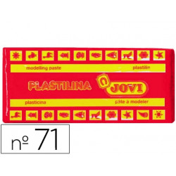 PLASTILINA JOVI 71 ROJO -UNIDAD -TAMAÑO MEDIANO