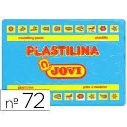 PLASTILINA JOVI 72 AZUL CLARO -UNIDAD -TAMAÑO GRANDE