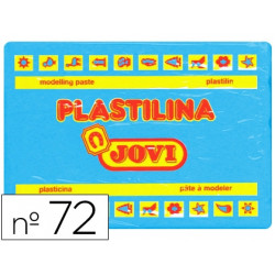 PLASTILINA JOVI 72 AZUL CLARO -UNIDAD -TAMAÑO GRANDE