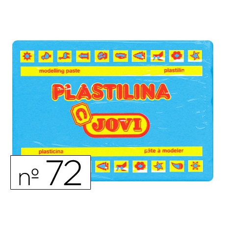 PLASTILINA JOVI 72 AZUL CLARO -UNIDAD -TAMAÑO GRANDE PLASTILINA JOVI 72 AZUL CLARO -UNIDAD -TAMAÑO GRANDE