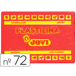 PLASTILINA JOVI 72 ROJO -UNIDAD -TAMAÑO GRANDE