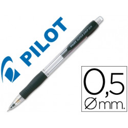 PORTAMINAS PILOT SUPER GRIP NEGRO 0,5 MM SUJECION DE CAUCHO