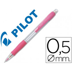 PORTAMINAS PILOT SUPER GRIP ROSA 0,5 MM SUJECION DE CAUCHO