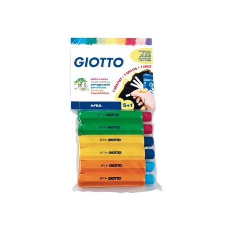 PORTATIZAS PLASTICO GIOTTO BLISTER DE 5+1 DE REGALO PORTATIZAS PLASTICO GIOTTO BLISTER DE 5+1 DE REGALO