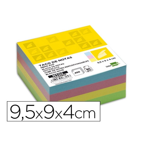 RECAMBIO LIDERPAPEL MULTITACO COLORES TAMAÑO 95X90X40 MM