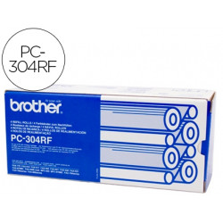 REPUESTO FAX PC-304RF BROTHER RECAMBIO 4 BOBINAS