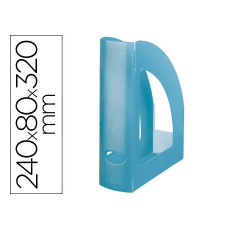 REVISTERO PLASTICO Q-CONNECT TURQUESA TRANSLUCIDO REVISTERO PLASTICO Q-CONNECT TURQUESA TRANSLUCIDO