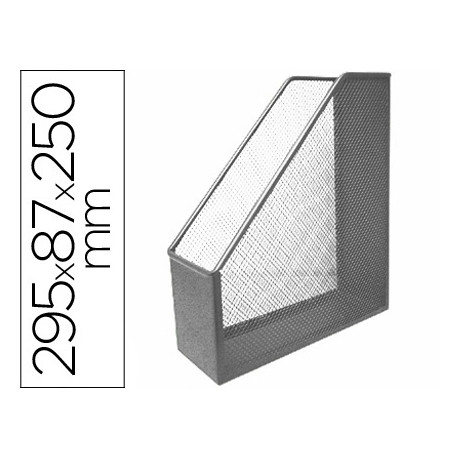 REVISTERO METALICO Q-CONNECT REJILLA GXA29 GRIS 87X295X250 MM REVISTERO METALICO Q-CONNECT REJILLA GXA29 GRIS 87X295X250 MM