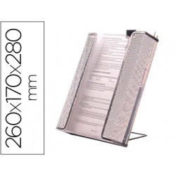 REVISTERO Q-CONNECT REJILLA METALICO PLATEADO