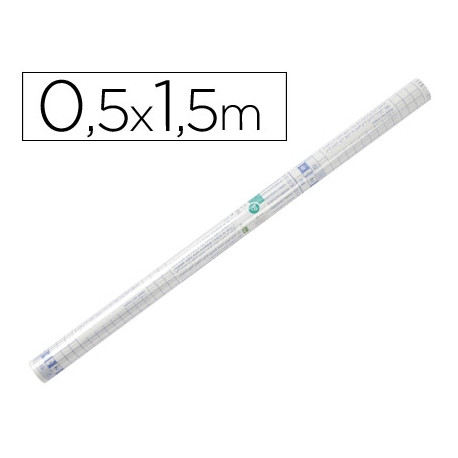 ROLLO PLASTICO ADHESIVO LIDERPAPEL 0.50X1.50 50 MC -FORRALIBROS REMOVIBLE ROLLO PLASTICO ADHESIVO LIDERPAPEL 0.50X1.50 50 MC -FORRALIBROS REMOVIBLE