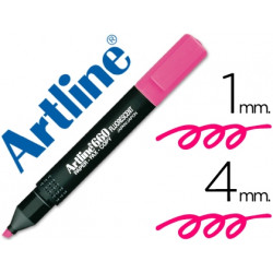 Rotulador permanente Artline EK-90 punta biselada 5 mm Negro