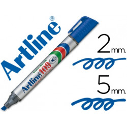 ROTULADOR ARTLINE MARCADOR PERMANENTE 109 AZUL -PUNTA BISELADA