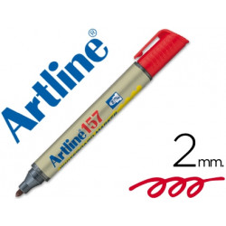 ROTULADOR ARTLINE PIZARRA EK-157 ROJO -PUNTA REDONDA 2 MM